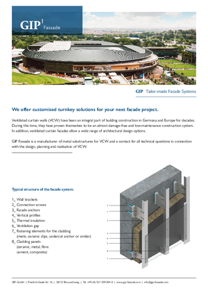 GIP Unterkonstruktions Flyer